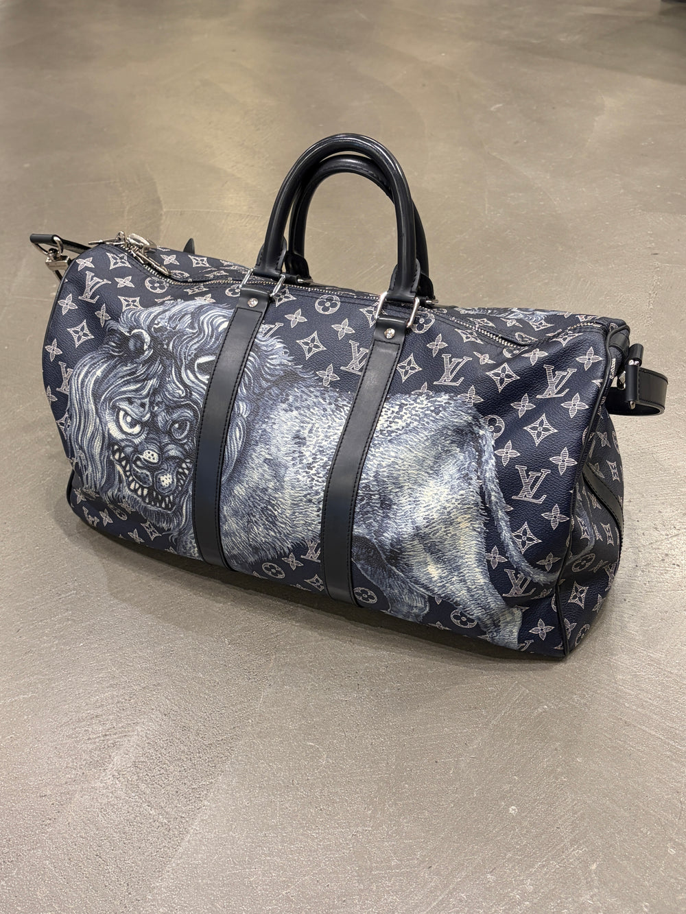 2017 Louis Vuitton x Chapman Brothers Savannah canvas Keepall 45