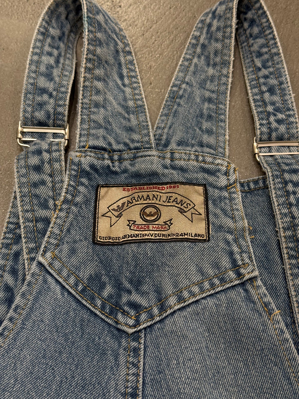 1990s Armani denim jumpsuit