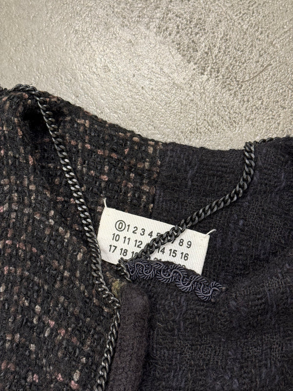 A/W2004 MAISON MARGIELA artisanal reconstructed jacket with metal chains
