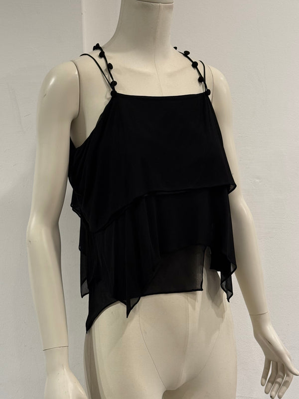 2004 Yves Saint Laurent by Tom Ford pleated silk set