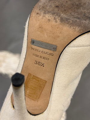 S/S2004 Dolce & Gabbana western fringe high boots