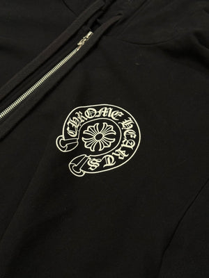 Chrome Hearts multicolor horseshoe logo zipup hoodie