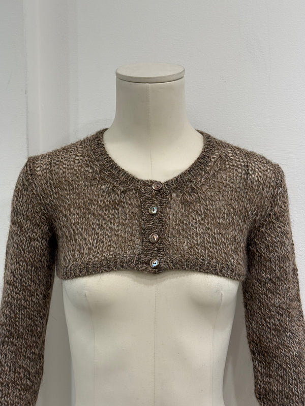 1999 Dolce & Gabbana runway cropped cardigan