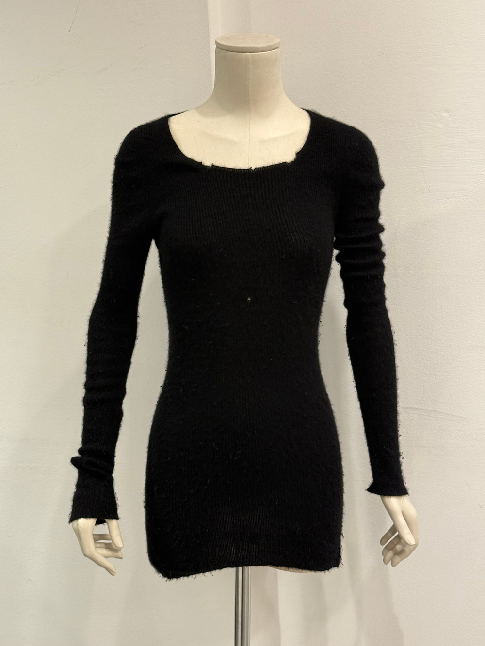 A/W2014 Rick Owens Moody distressed knit