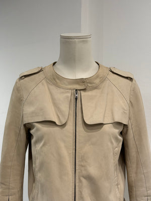 2010 Miu Miu goatskin military jacket