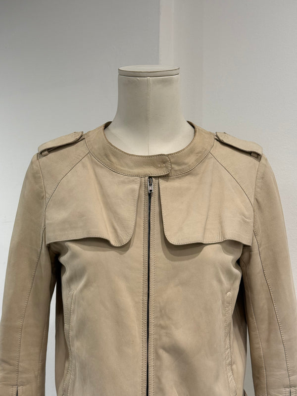 2010 Miu Miu goatskin military jacket