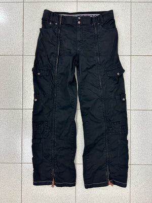 SS2003 D&G parachute full zipper cargo pants