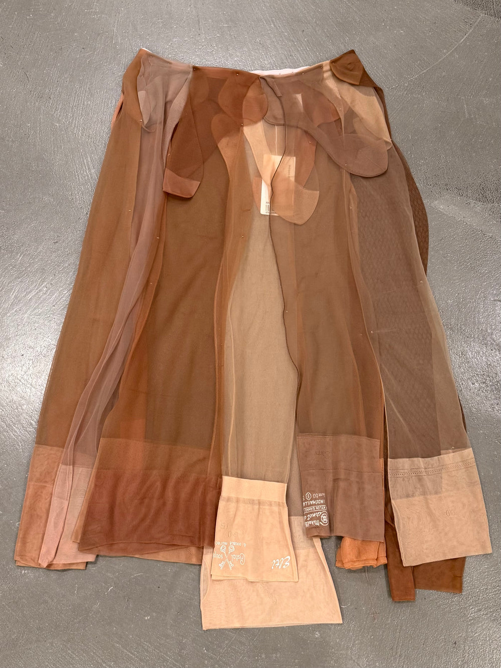A/W2005 Martin Maison Margiela artisanal patchwork skirt