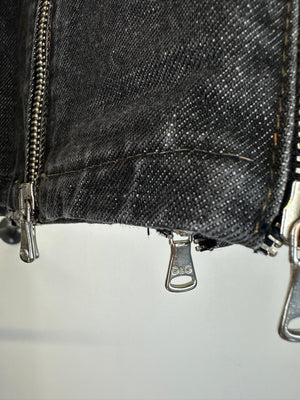 SS04 Dolce & Gabbana full zip mini skirt