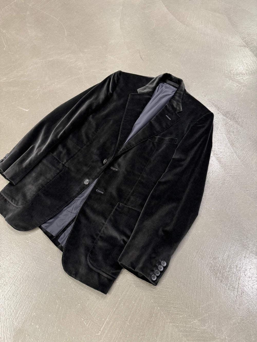 1990s Gucci by Tom Ford velour blazer jacket