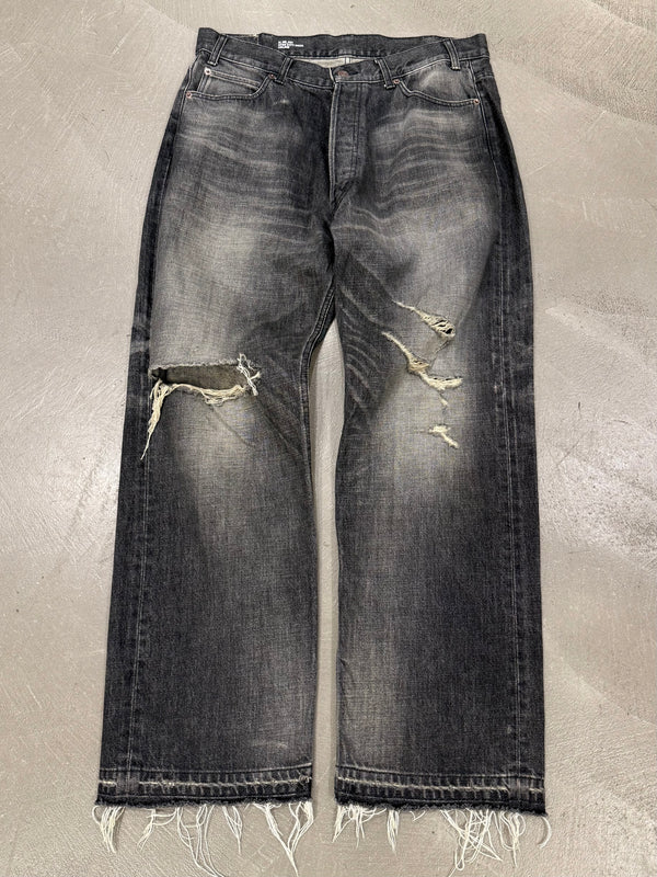 S/S2024 Celine wesley straight-leg distressed jeans