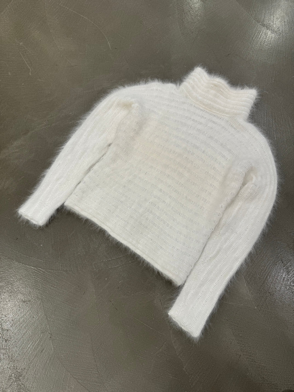 2000s Gucci angora furry sweater