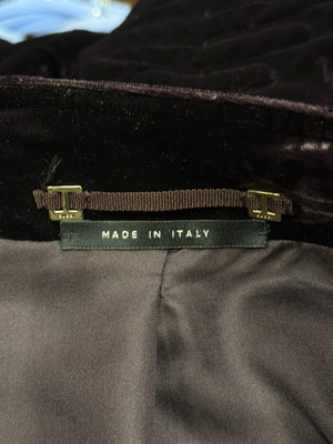 A/W2004 Gucci by Tom Ford paneled velour jacket