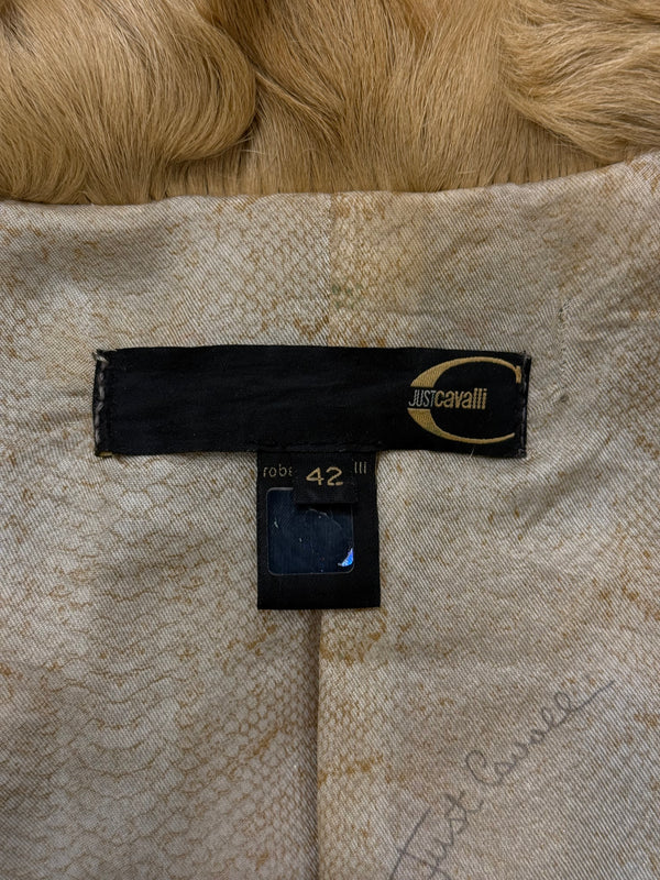 F/W2008 Cavalli rabbit fur hybrid soldier jacket