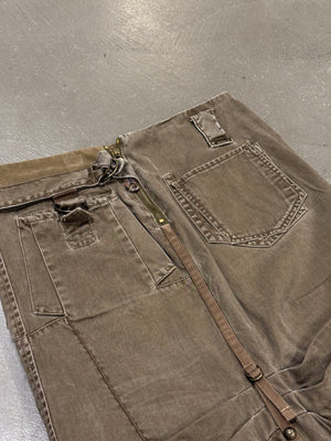 2000s Marithe Francois Girbaud asymmetrical skirt