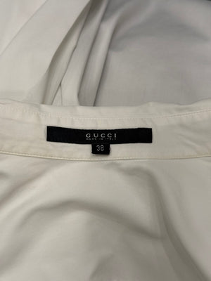 2002 Gucci by Tom Ford white shirt
