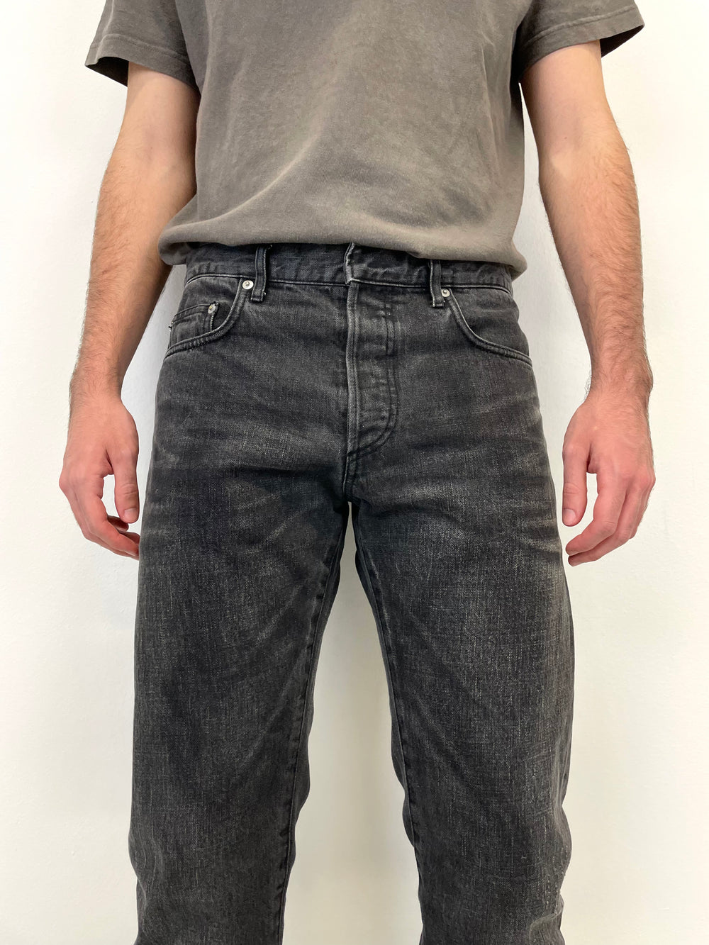 AW03 Dior by Hedi Slimane clawmark jeans