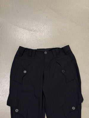 1990s Jean Paul Gaultier multi-pocket snap cargo short pants