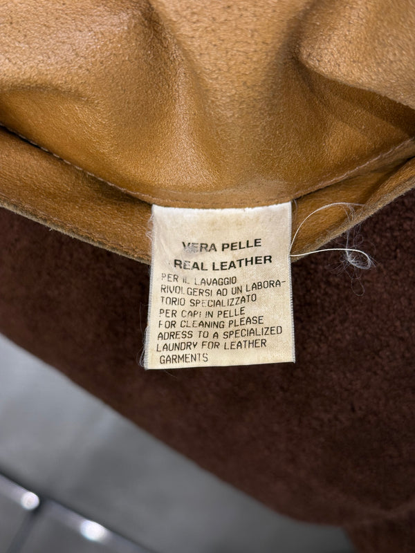 1990s Dolce & Gabbana cropped leather jacket