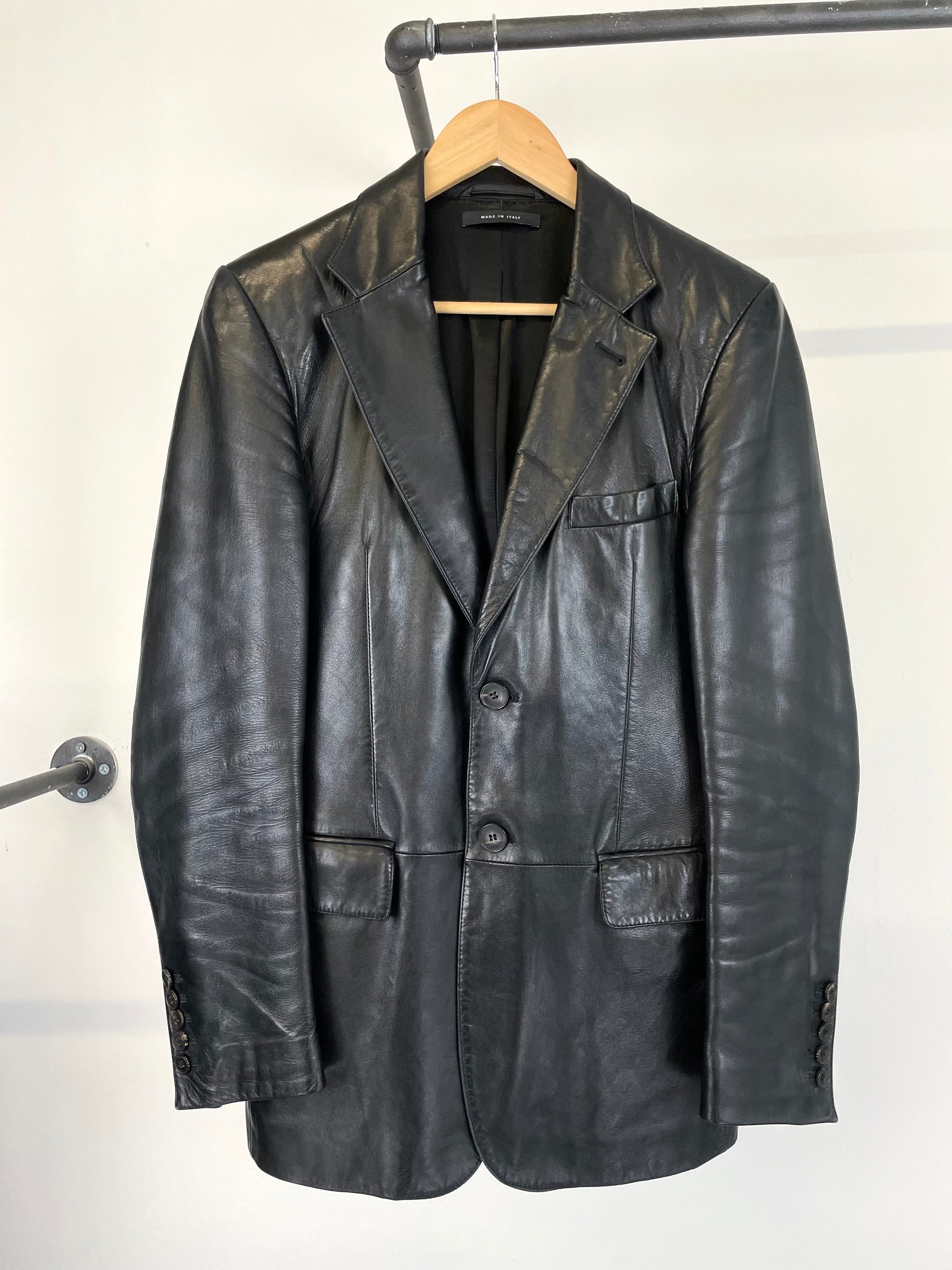 Gucci by Tom Ford leather blazer coat – elevated archives Gucci by Tom Ford leather blazer coat – elevated archives