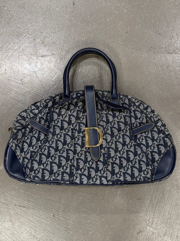 2000s Dior by Galliano bowling monogram bag