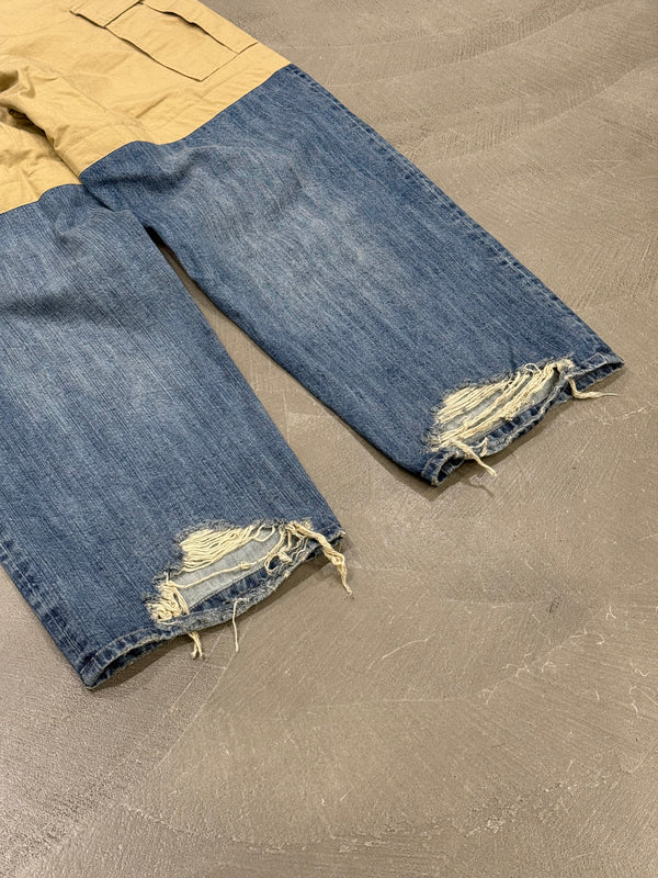 2023 Balenciaga hybrid baggy cargo jeans