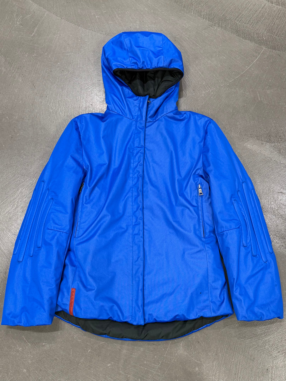 2000s Prada 2 in 1 reversible reinforced nylon jacket