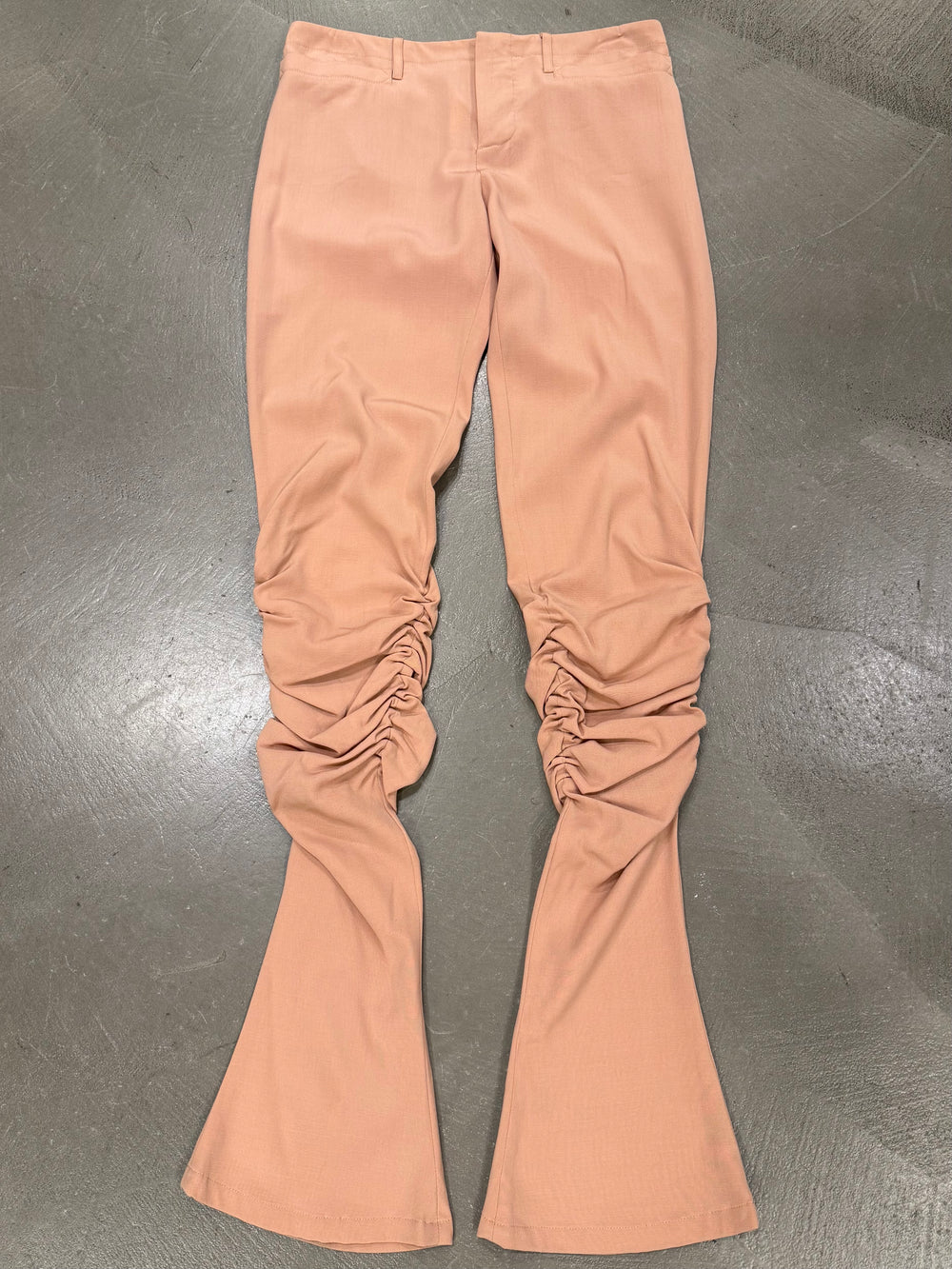 S/S2003 Jean Paul Gaultier gathered flare ruched pants
