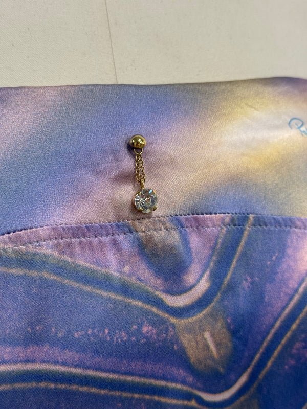 2001 Roberto Cavalli psychedelic midi skirt