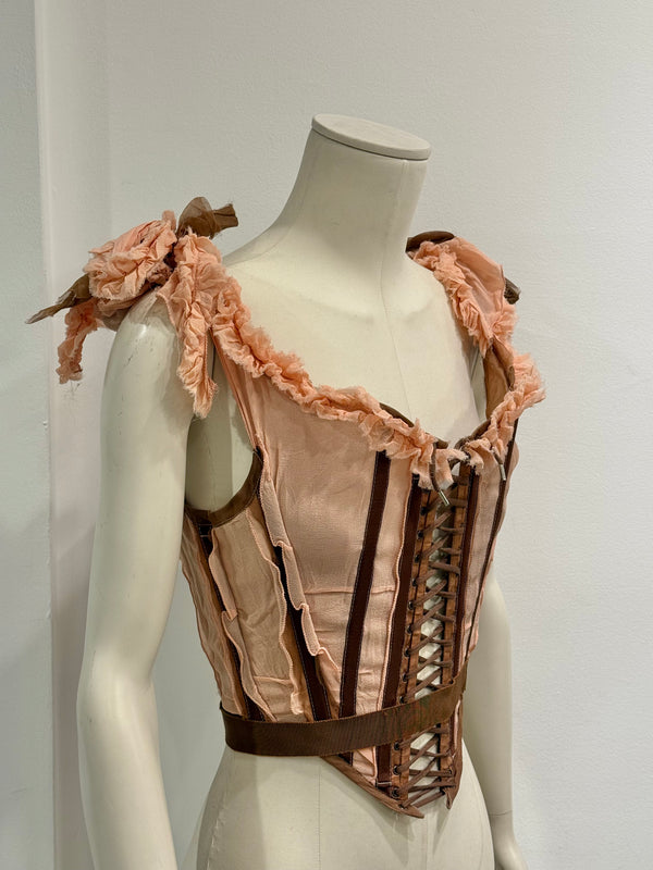 S/S2005 Jean Paul Gaultier runway ruffled corset