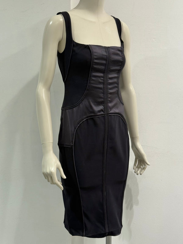 F/W2003 Gucci by Tom Ford corset midi dress