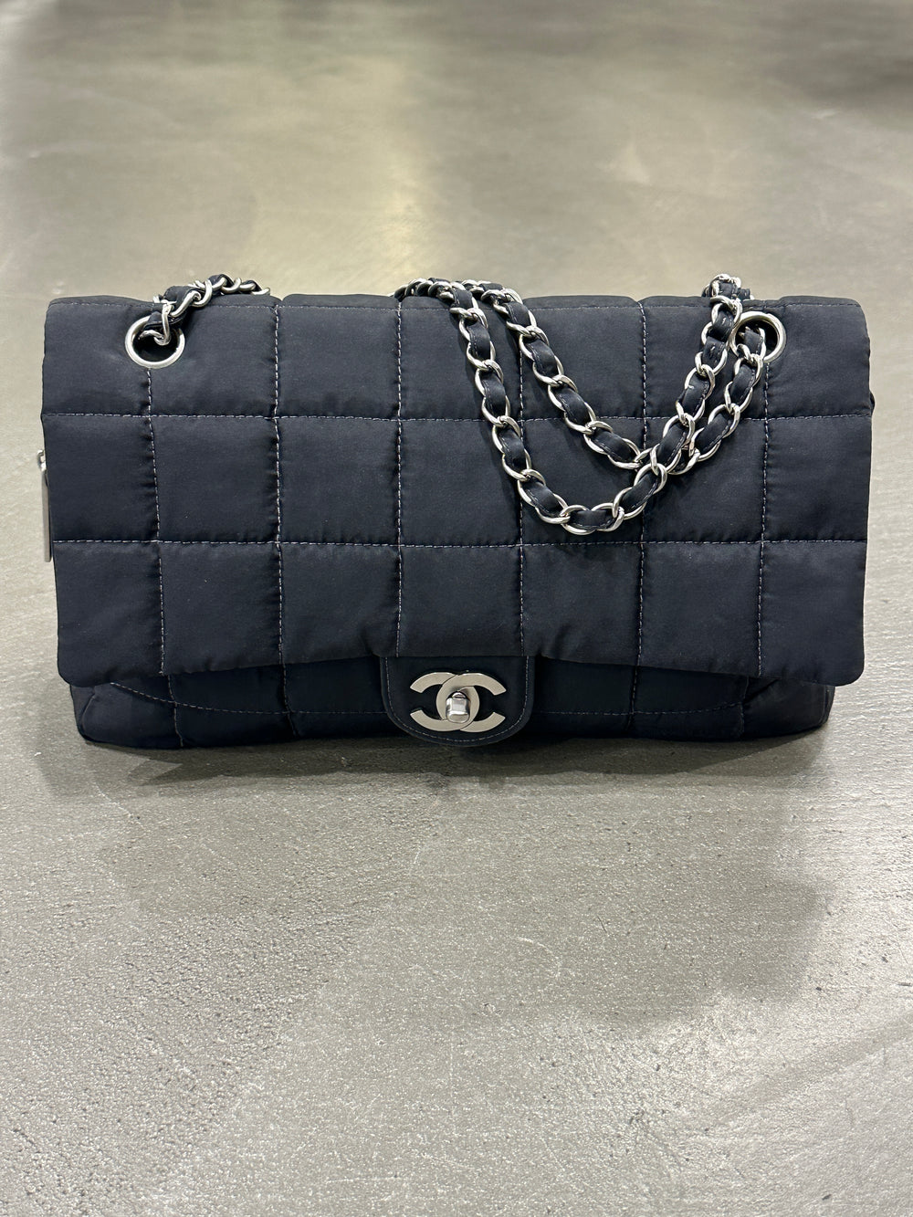 2002-2003 Chanel nylon Chocolate Bar bag