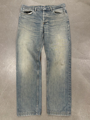 2000s Helmut Lang faded jeans