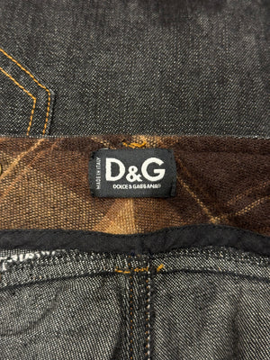 2000s Dolce & Gabbana dark wash jeans