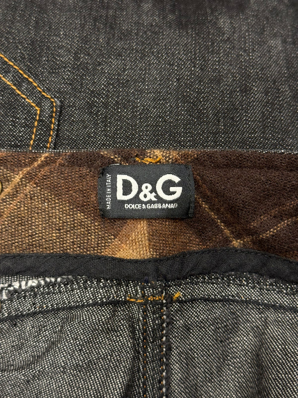 2000s Dolce & Gabbana dark wash jeans