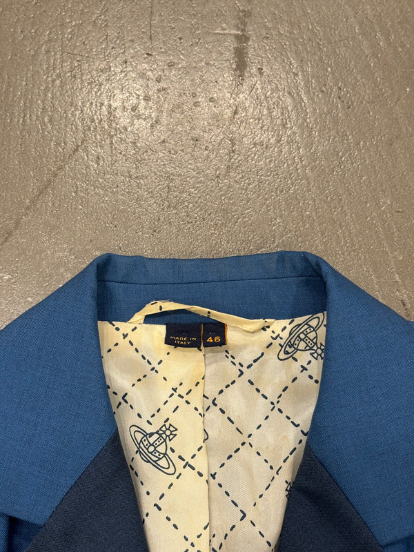 Vivienne Westwood colorblock nylon blazer jacket