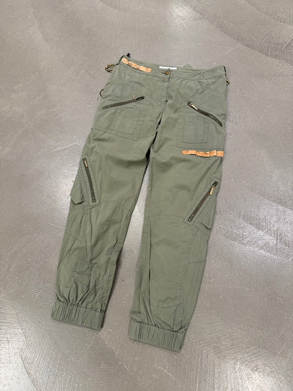 S/S2003 Dior by John Galliano lace-up bondage cargo short pants