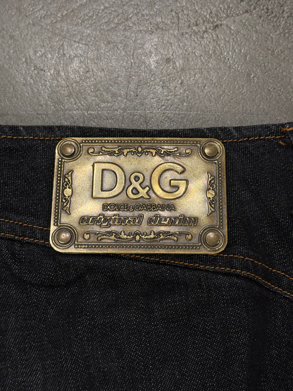 2000s Dolce & Gabbana dark wash jeans