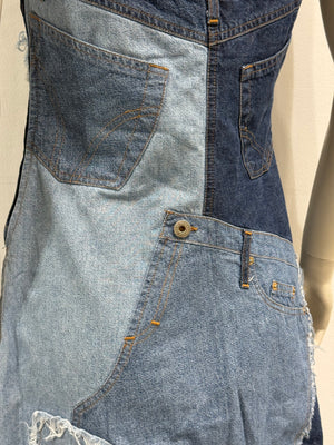 2000s Dolce & Gabbana patchwork mini dress