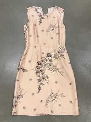 2000s Prada floral print silk dress
