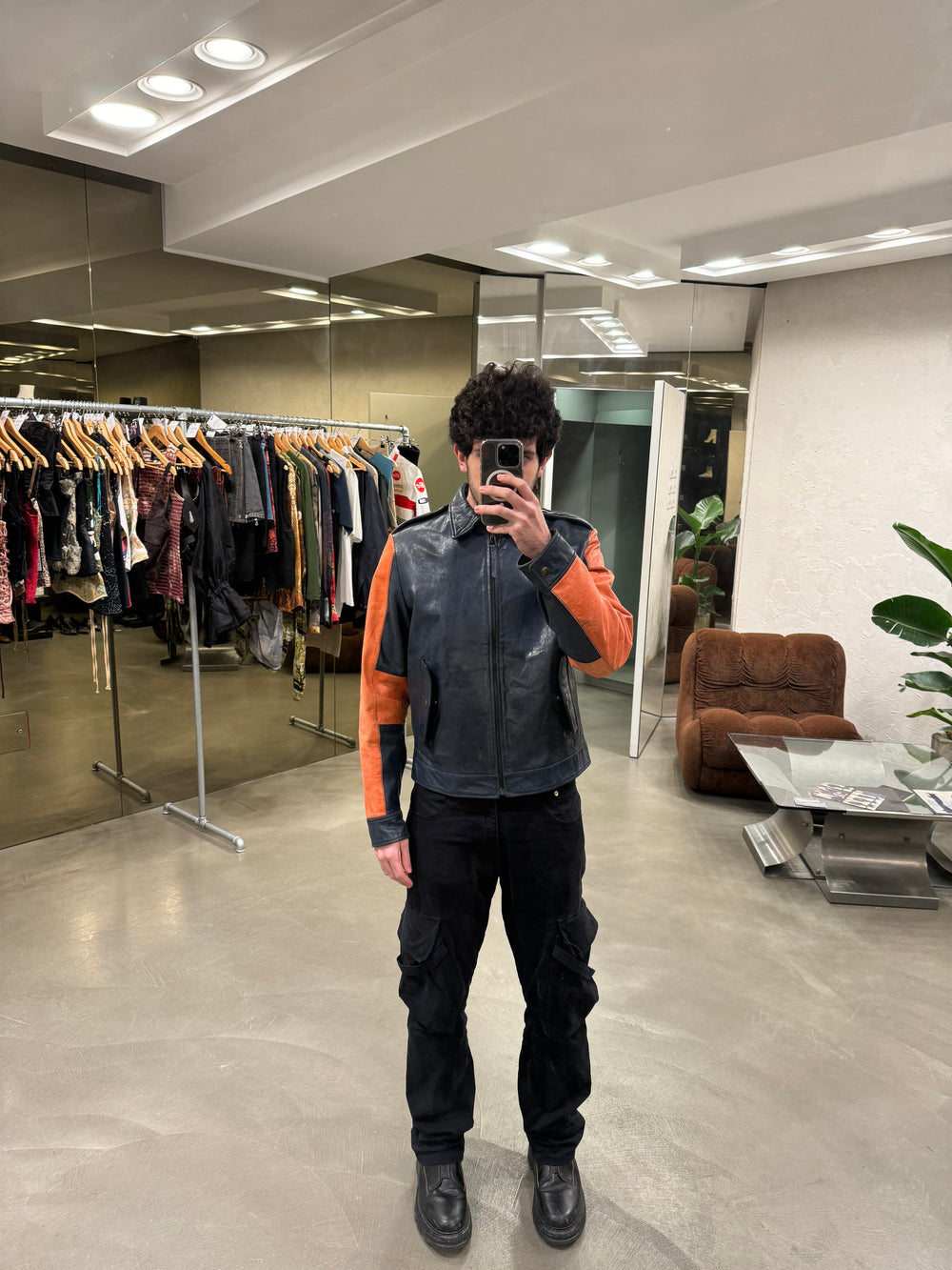 2000s Dolce & Gabbana leather jacket