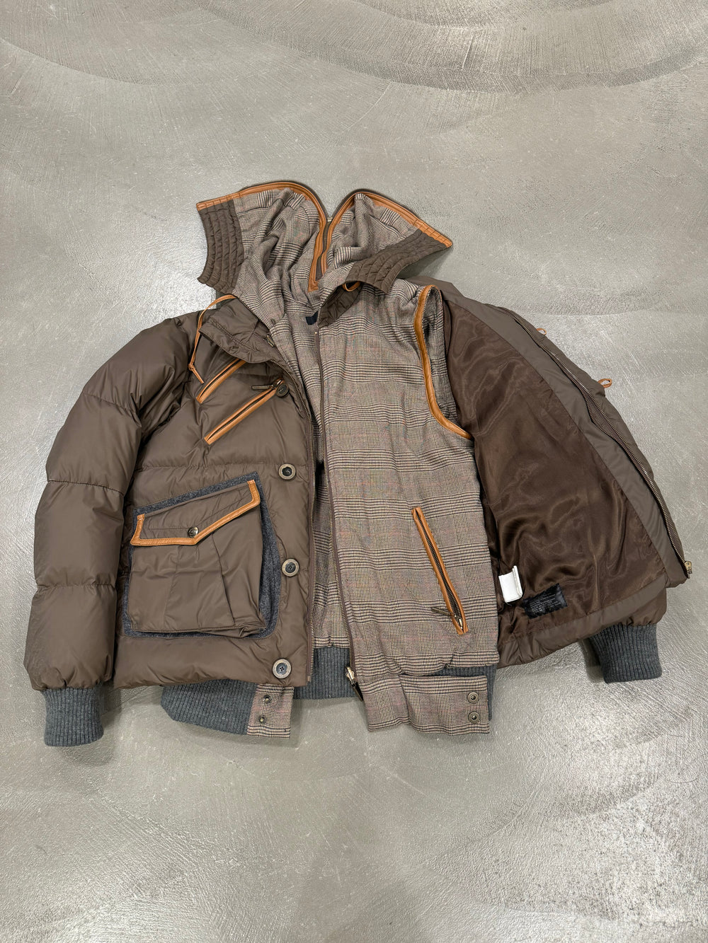 A/W 2006 Roberto Cavalli double layer modular puffer jacket
