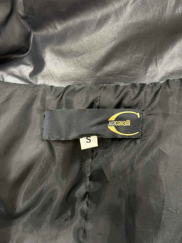 1990s Roberto Cavalli harness bondage puffer jacket