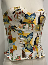 Load image into Gallery viewer, S/S2002 CHRISTIAN Dior cigar print corset top
