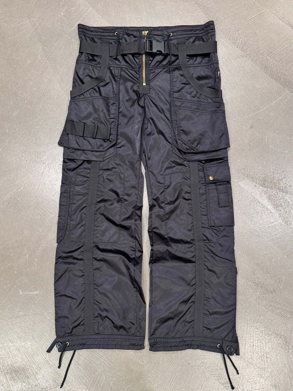 A/W2003 Jean Paul Gaultier bondage cargo parachute pants