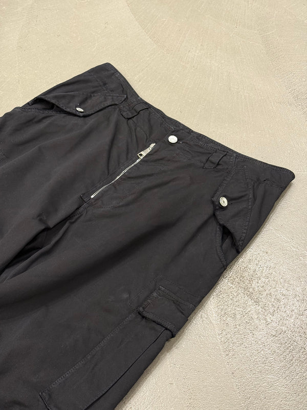 2000s Dolce & Gabbana double ankle zipper cargo pants