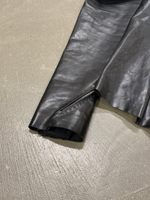 Maurizio Amedei MA+ scar-stitch horse leather jacket