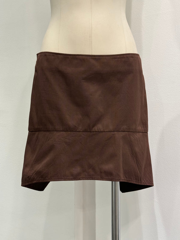 2002 Gucci by Tom Ford V-slit mini skirt