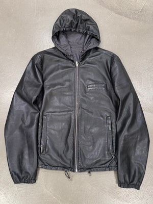 2015 Prada reversible 2 in 1 leather jacket