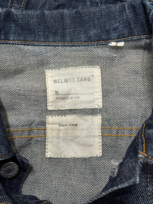 1999 Helmut Lang raw denim tracker jacket